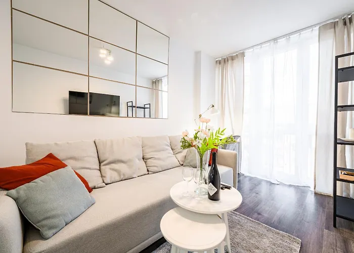 Krzyki - Two Bedrooms, Workspaces - By Rentujemy Apartman